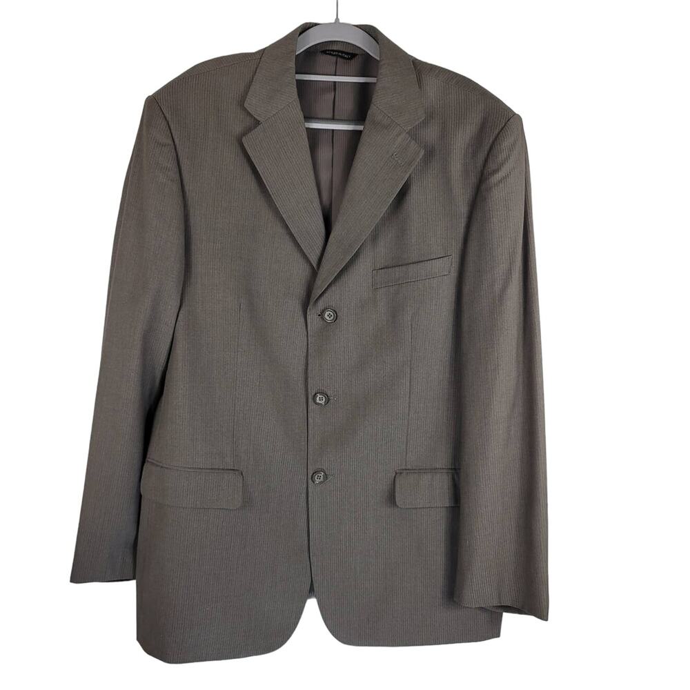 Cigliano Collezione Italy Gray Superior 100's Men's Blazer R44 W38